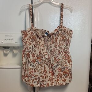 Old Navy Floral Print Tank Top
